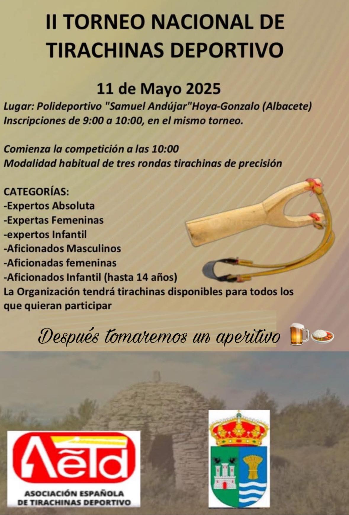 Cartel Torneo Tirachinas